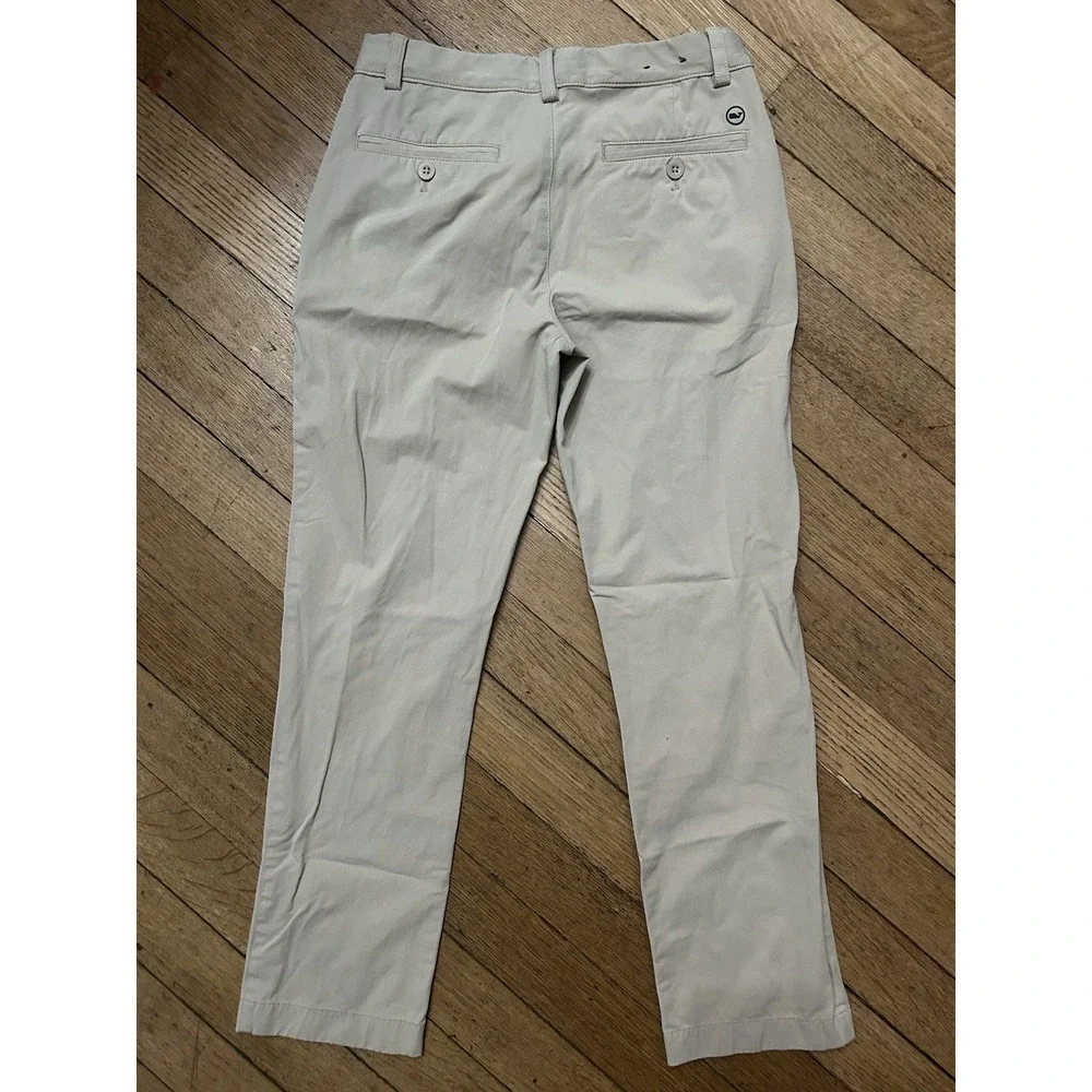 Vineyard Vine Performance Beige Boys Pants Size 14 Youth Boy